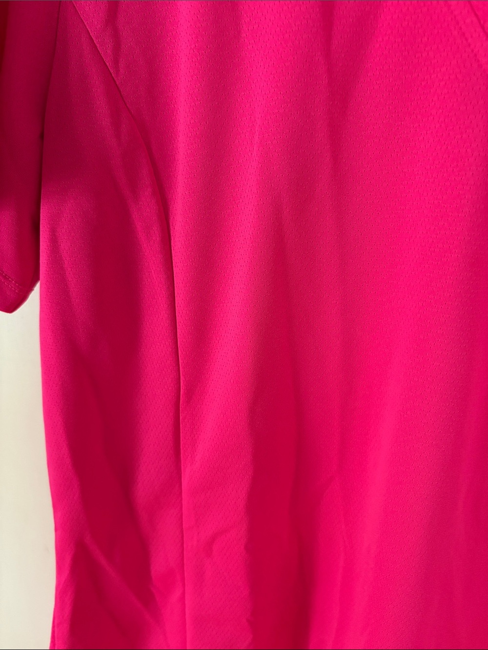Lady Hagen Women's V-Neck Polo Tee in Hot Pink - Picture 6 of 8